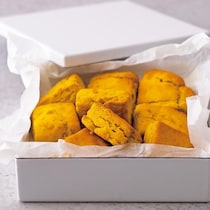 米粉＆野菜でヘルシーおやつ「最大限かぼちゃを詰め込んだ かぼちゃスコーン」