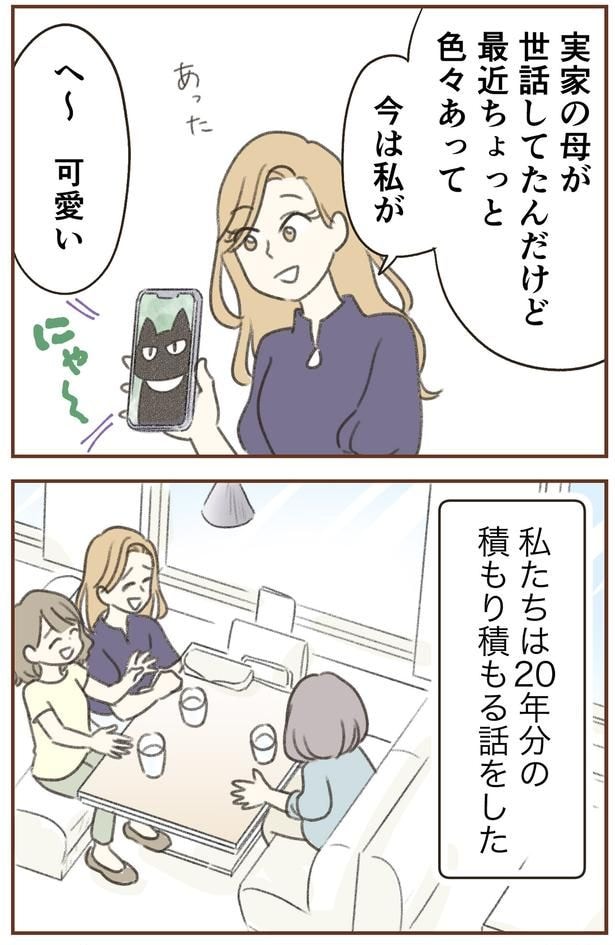 積もり積もる話をした