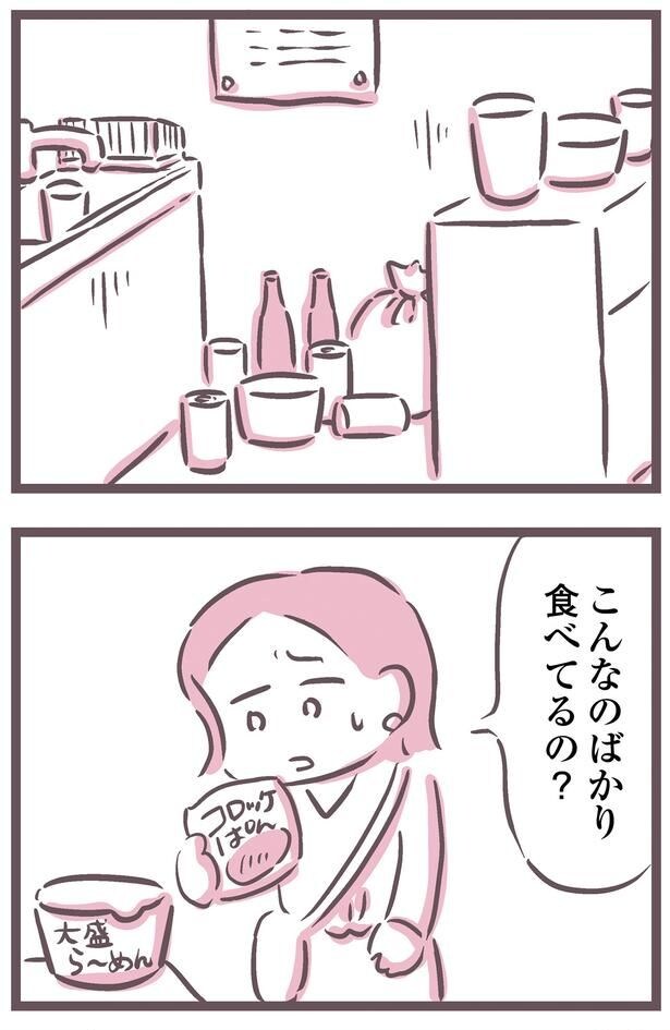 こんなのばかり食べてるの?