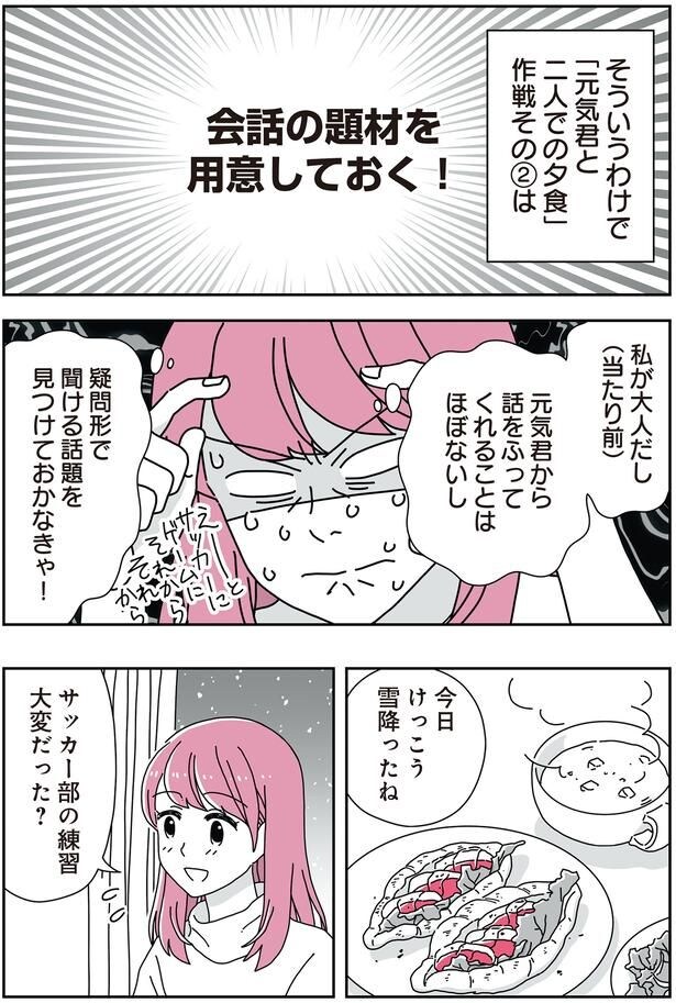 会話の題材を用意しておく！
