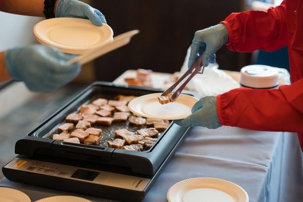 大賑わいだったArk館ヶ森の試食会場