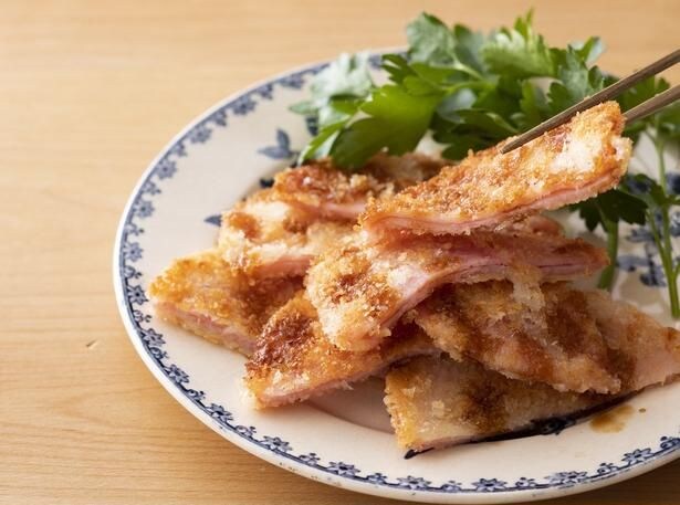 ハムを主役に格上げ!油大さじ4でサクサクになる「エコ揚げハムカツ」