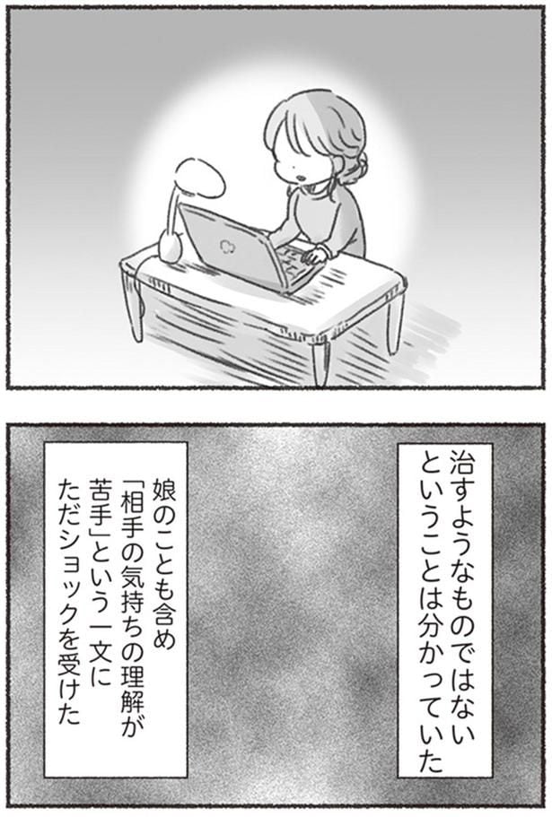 ただショックを受けた