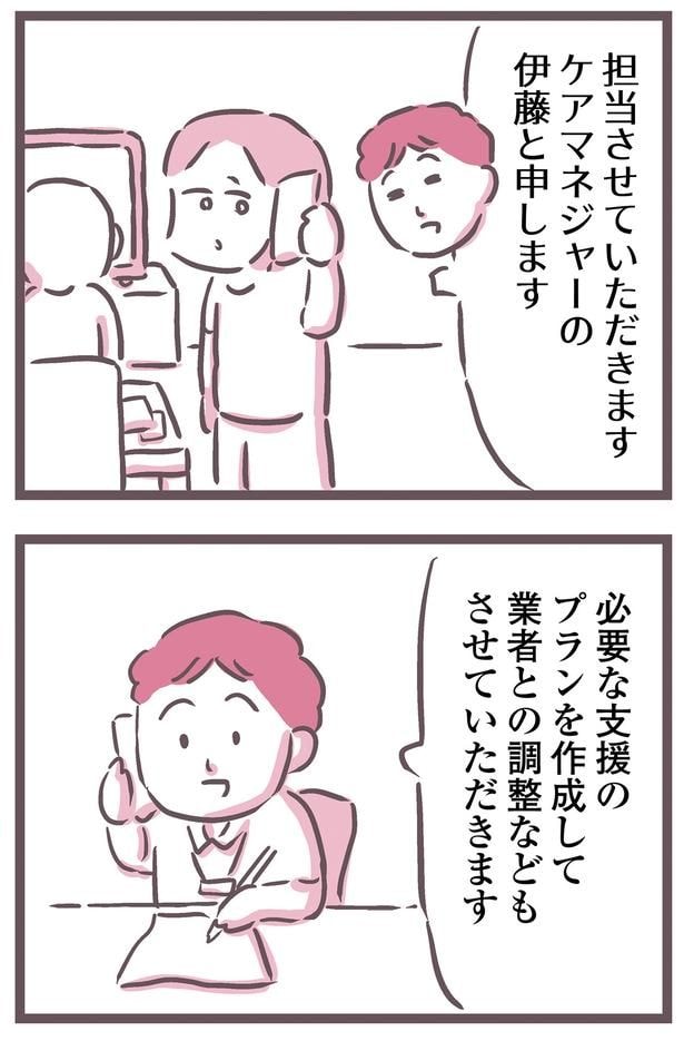 必要な支援のプランを作成して