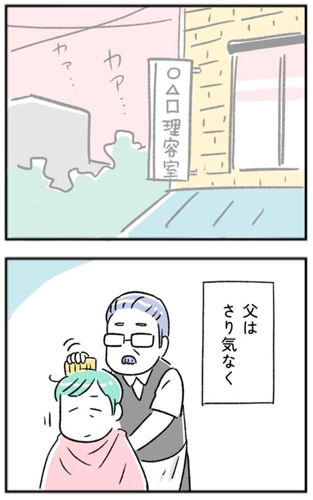 父はさり気なく