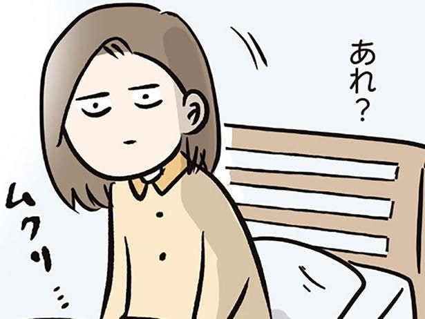 朝目覚めると