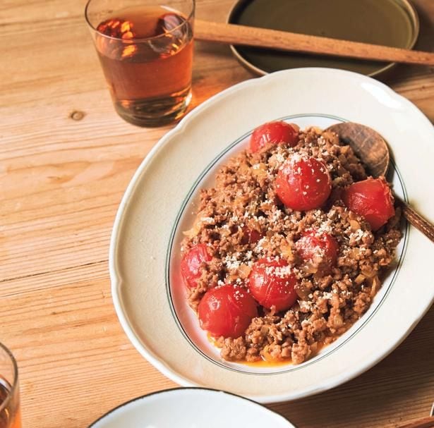 ミニトマトの甘酸っぱさが味の決め手