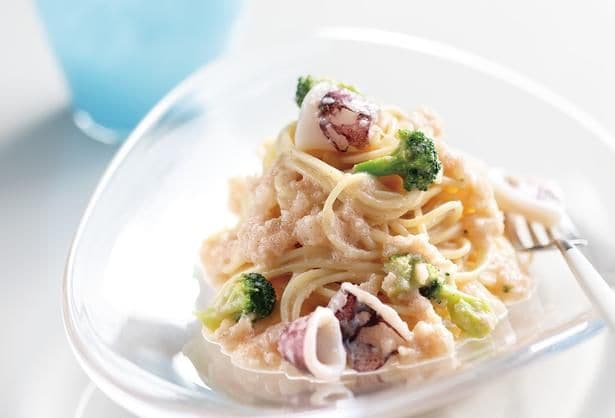 [冷凍]洋麺屋ピエトロ 冷製スパゲティーニ たらことイカのクリームソー