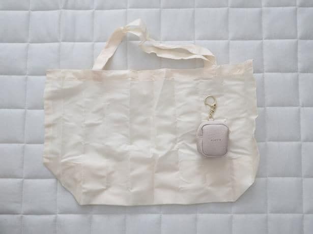 エコバッグのサイズは、平置き状態で縦約30cm、横約50cm、マチ約17cm▶これは当たり!と思ったアイテム