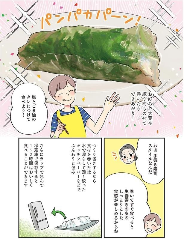 手巻き寿司スタイルなんだ