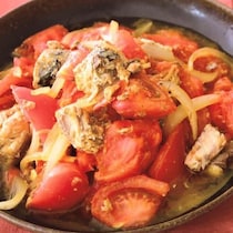 さば缶にトマトのうまみをプラス「トマトとさば缶のカレー炒め」