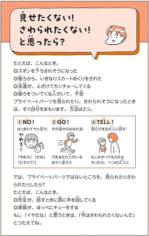 見せたくない!さわられたくない!と思ったら?