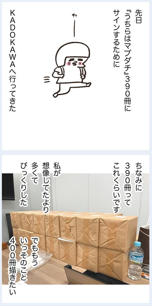 390冊ってこれくらいです
