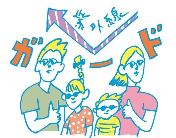 目から入る紫外線にも注意。サングラスでガードを