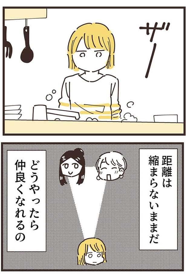 距離は縮まらないままだ