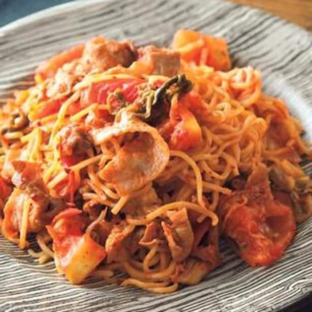 「豚トマトキムチ焼きそば」