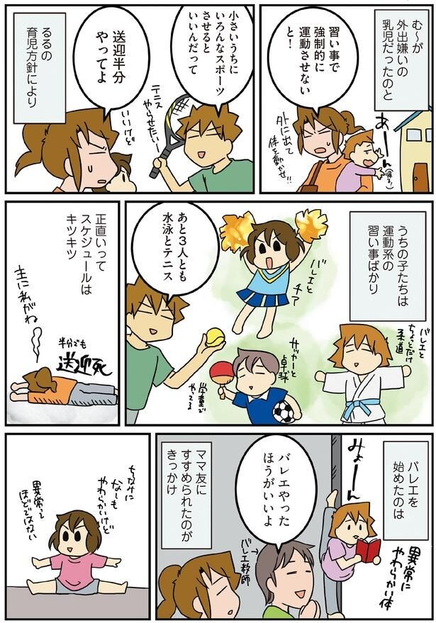 うちの子たちは運動系の習い事ばかり