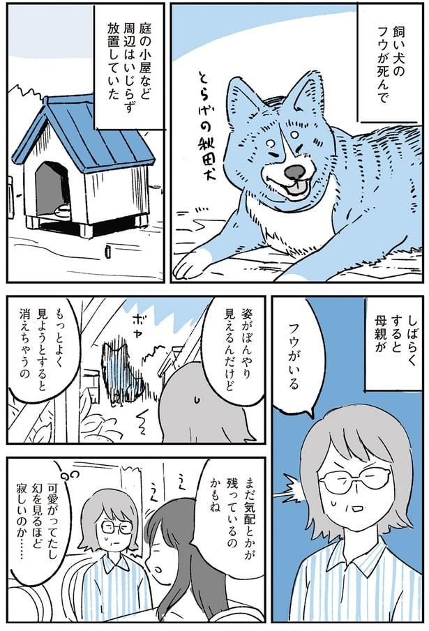 飼い犬のフウが死んで