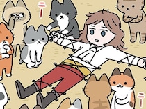 【ガリバーとねこ】目を覚ましたらそこはパラダイス!? 嵐に巻き込まれた翌日のこと