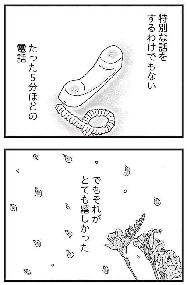 たった5分ほどの電話