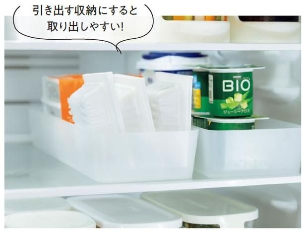 引き出す収納にすると取り出しやすい