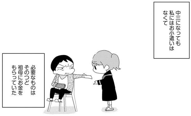 中三になってもお小遣いはなくて