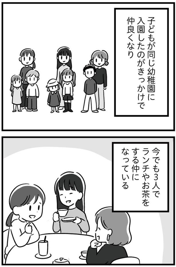 子どもが同じ幼稚園に入園したのがきっかけで仲良くなり