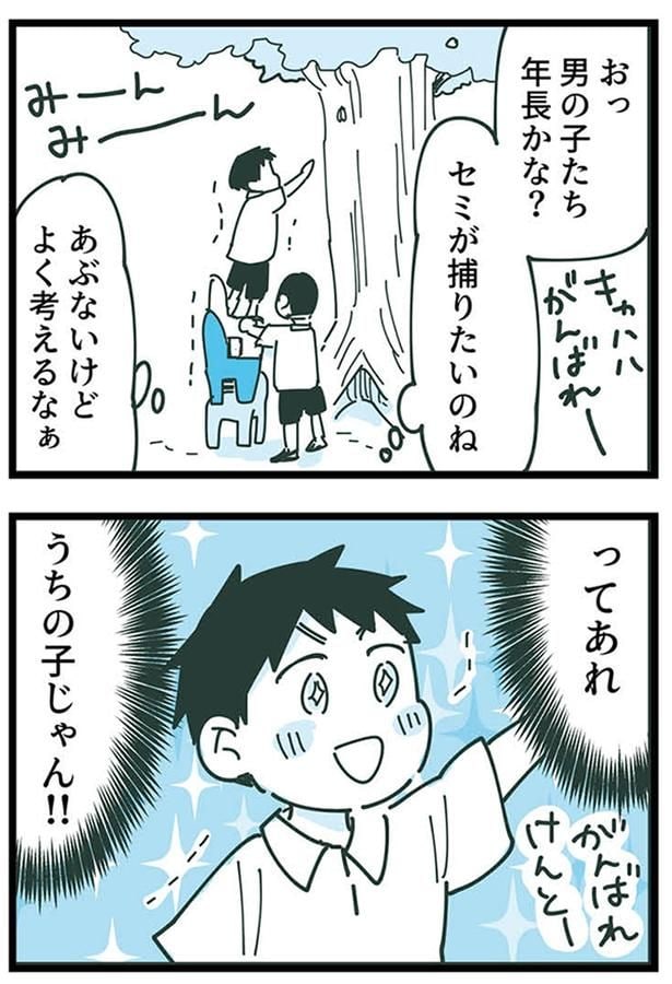 セミが捕りたいのね