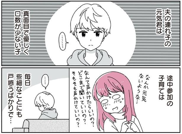 途中参加の子育ては毎日戸惑うばかりで...