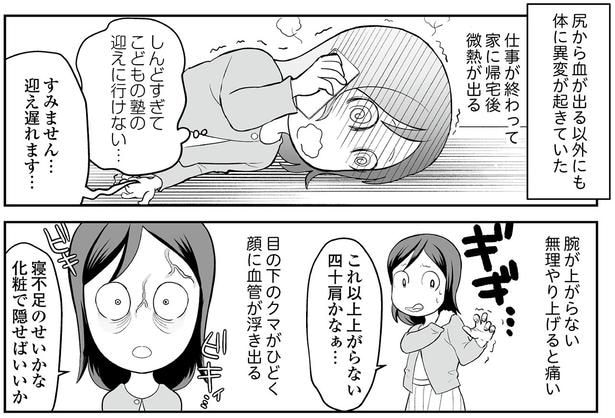 体に異変が起きていた