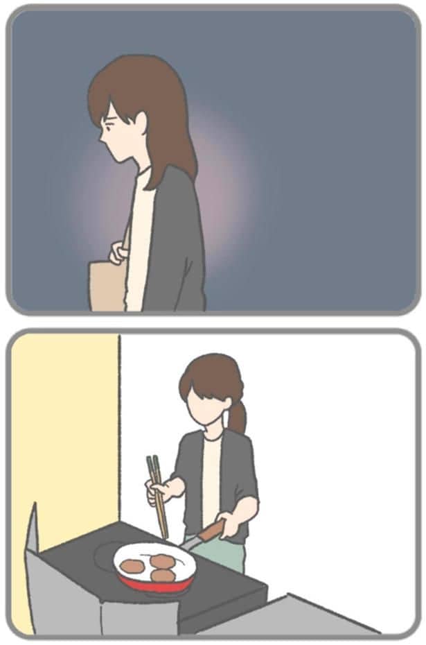 ハンバーグを作る