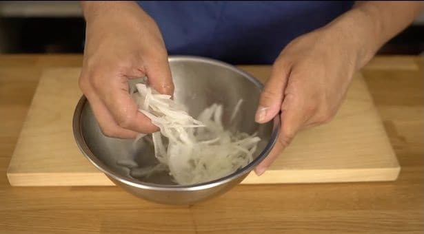 手でもむと時短で仕上がる