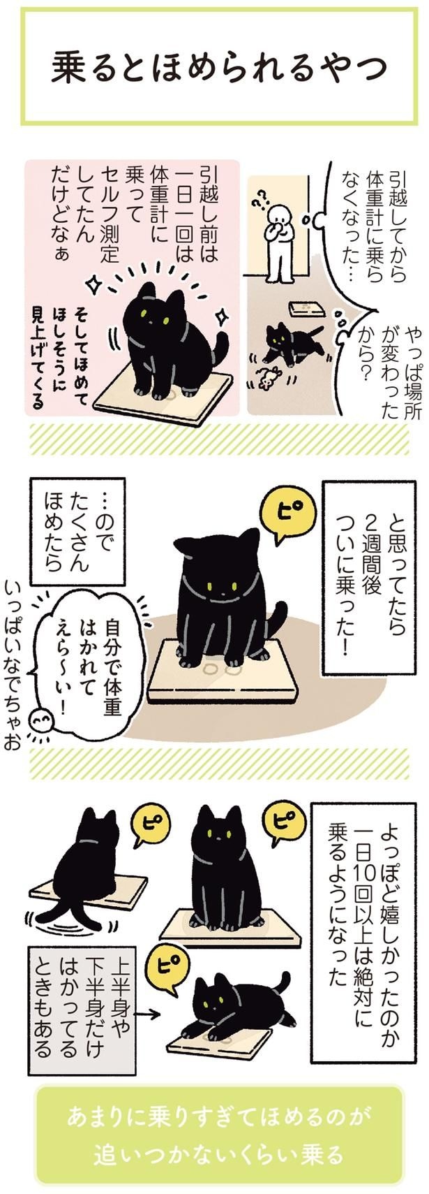 自分で体重はかれてえら~い!