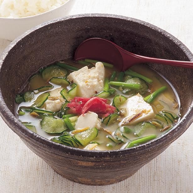 レンジだけで簡単!「火いらず冷や汁」