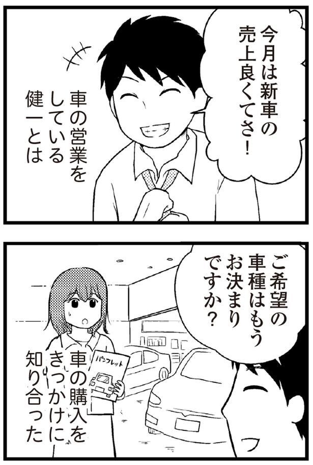今月は新車の売上良くてさ！