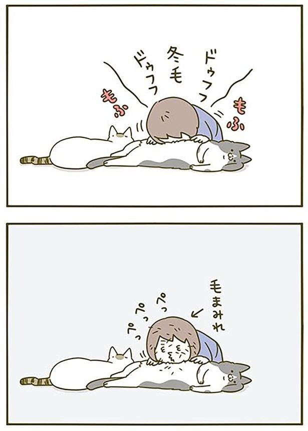 毛まみれ