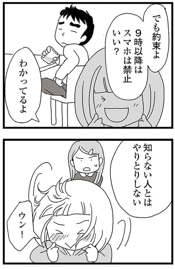 知らない人とはやりとりしない