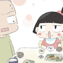 いろんな料理を作ってくれたママ。おじいの料理は茶色ばかりで…／ハルとゲン（9）