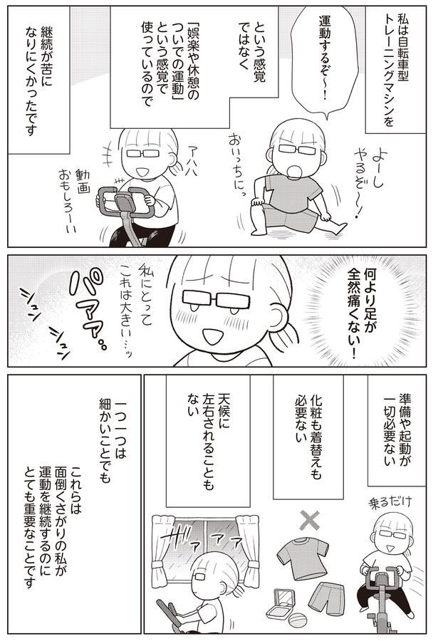 継続が苦になりにくかったです