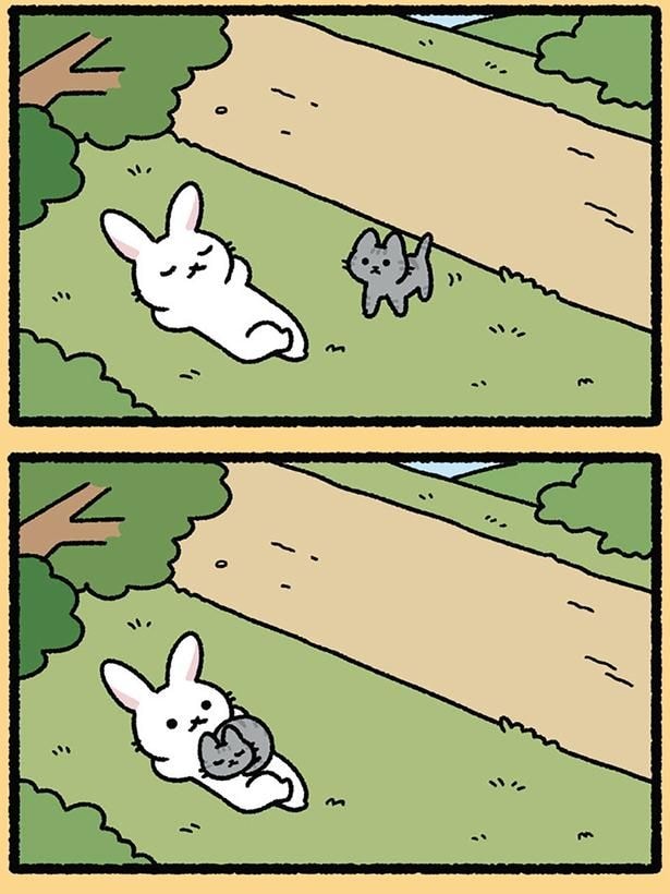 寝ていると…