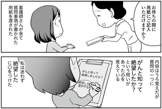 迷わず絶望したに丸をつけた
