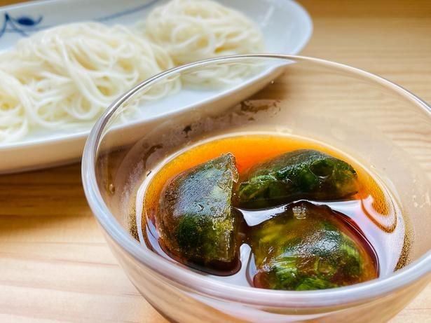 最後までつけつゆが薄くならず感動…!(▶次へ)