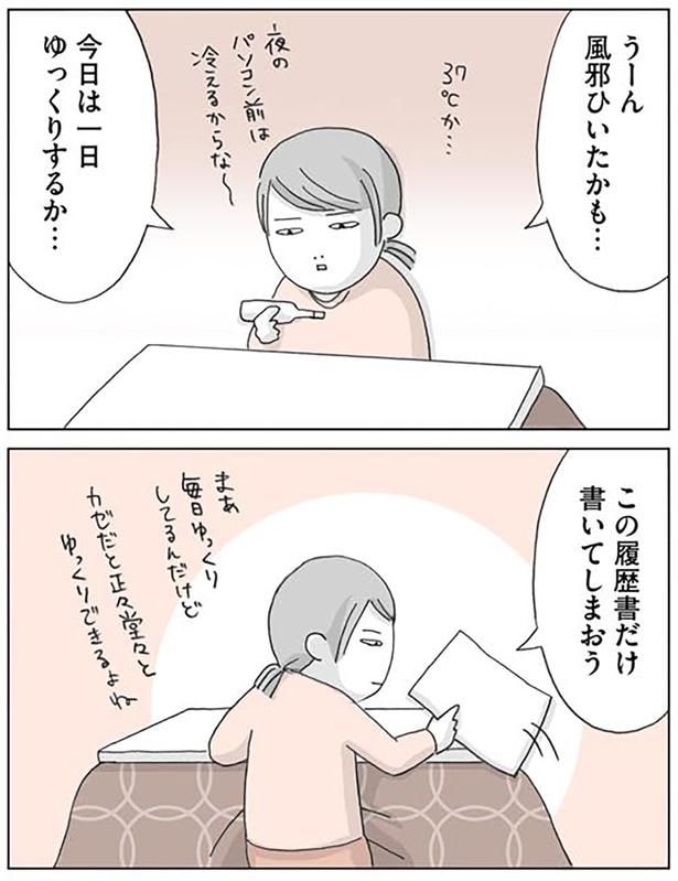 今日は一日ゆっくりするか…