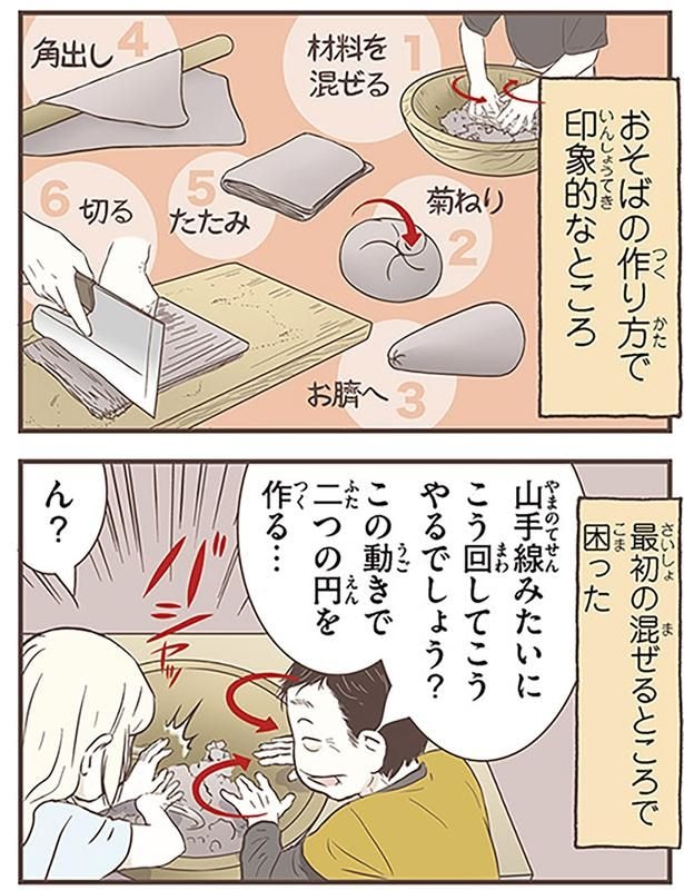 おそばの作り方で印象的なところ