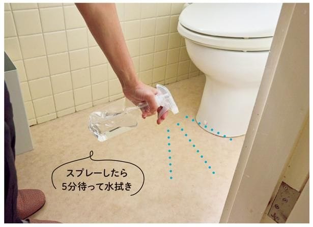 クエン酸スプレーで分解してスッキリ