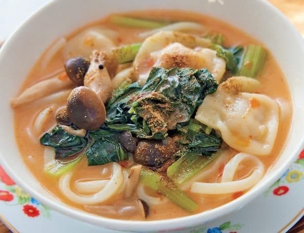 豆乳麻辣うどん