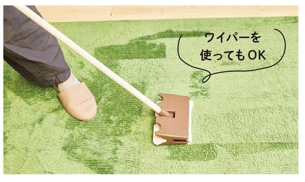 水拭き→から拭きする