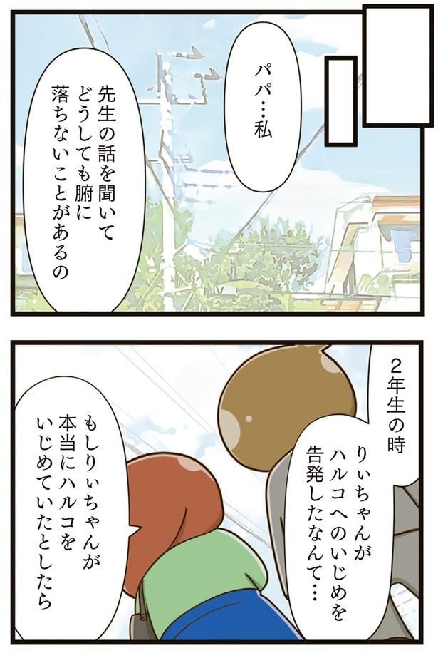 もしりぃちゃんが本当にハルコをいじめていたとしたら