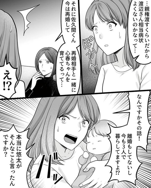 離婚もしてないし今も3人で暮らしてますよ！？