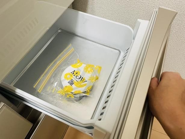 冷凍庫で保存する（▶空気を上手く抜けないときは？）